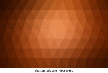 Dark orange blurry triangle background. Colorful abstract illustration with gradient. A new texture for your design. Dark orange blurry triangle background. Colorful abstract illustration with gradient. A new texture for your design.