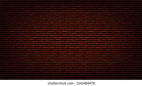 dark orange brick wall background vector design