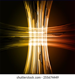 Dark orange color Light Abstract Technology background for computer graphic website internet and business. 