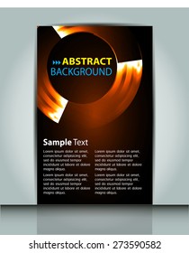 dark orange color Light Abstract Technology background computer graphic website internet and business. circuit. vector illustration. text box. Brochure. card. banner flyer magazine. Design label. 