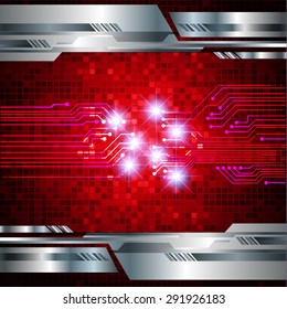 dark orange color Light Abstract Technology background for computer graphic website internet and business. circuit. vector illustration. abstract digital . silver. infographics. pixel