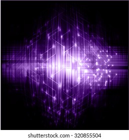 dark orange color Light Abstract Technology background for computer graphic website internet and business.circuit.vector illustration. abstract digital. infographics. motion move blur.neon.wave