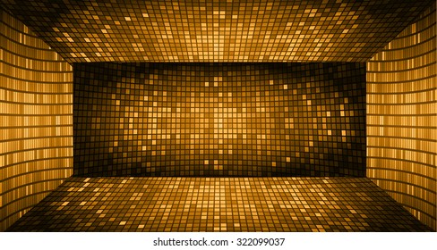Dark orange color Light Abstract pixels Technology background for computer graphic website internet. circuit board. pixel
