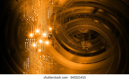 dark orange color Light Abstract Technology background for computer graphic website internet and business. circuit. illustration. digital. infographics. binary code background. www. vector.one. zero.