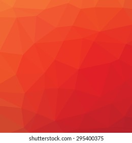 dark orange concept Polygonal Mosaic Background vector