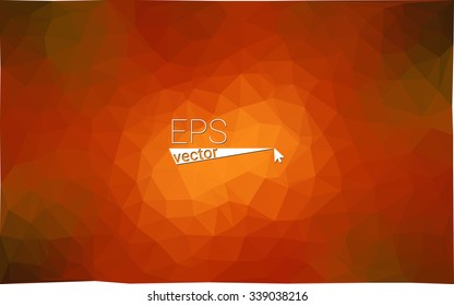 Dark orange geometric rumpled triangular low poly origami style gradient illustration graphic background. Vector polygonal design for your business. Dark orange geometric rumpled triangular low poly origami style gradient illustration graphic background. Vector polygonal design for your business.