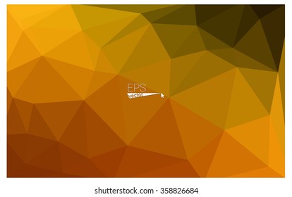 Dark orange geometric rumpled triangular low poly origami style gradient illustration graphic background. Vector polygonal design for your business. Dark orange geometric rumpled triangular low poly origami style gradient illustration graphic background. Vector polygonal design for your business.