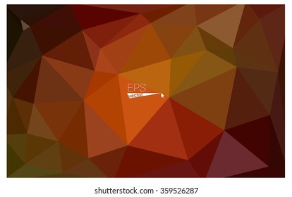 Dark orange geometric rumpled triangular low poly origami style gradient illustration graphic background. Vector polygonal design for your business. Dark orange geometric rumpled triangular low poly origami style gradient illustration graphic background. Vector polygonal design for your business.