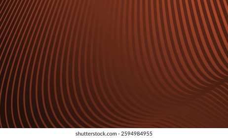 Dark orange gradient with curve line abstract background for backdrop