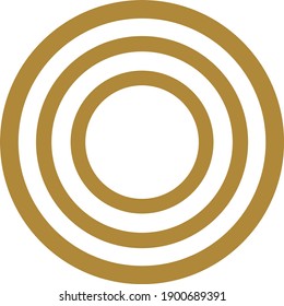 dark orange illusion or spiral illustration or target