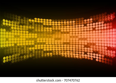 Dark orange Light Abstract pixels Technology background for computer graphic website internet. Mosaic, table