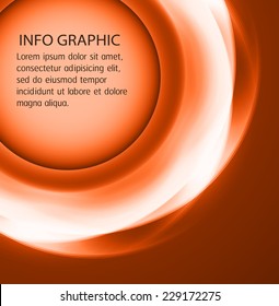 Dark orange Light Abstract Technology background for computer graphic website internet. text box. Brochure. card. 