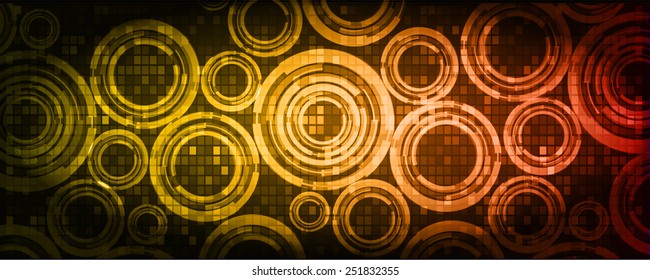 Dark orange Light Abstract Technology background for computer graphic website internet. circuit.