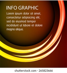 Dark orange Light Abstract Technology background for computer graphic website internet and business. text box. Brochure. card. banner.
