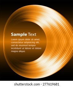 Dark orange Light Abstract Technology background for computer graphic website internet business. text box. Brochure. card. label. banner