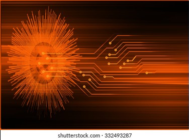 dark orange Light Abstract Technology background for computer graphic website internet business. circuit. illustration. digital. infographics. binary code background.