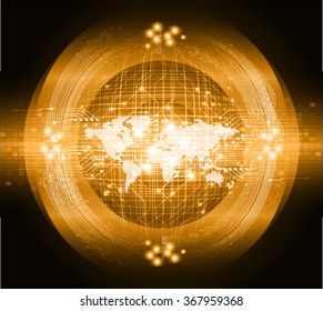 dark orange Light Abstract Technology background for computer graphic website internet business.