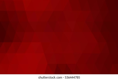 Dark Orange Low poly crystal background. Polygon design pattern. Low poly vector illustration, low polygon background.