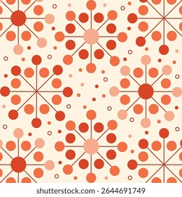 Dark Orange mandala seamless pattern. A soft yet grounded design perfect for art and crafts, digital paper, fabric printing, textile printing, packaging, scrapbooking, gift wrap, background and more.