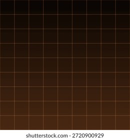 Fondo de rejilla de neón naranja oscuro con patrón digital futurista
