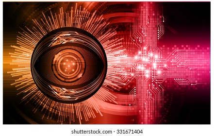 Dark orange pink color Light Abstract Technology background for computer graphic website internet and business.circuit.vector illustration.infographics. motion move.neon. pixel, eye