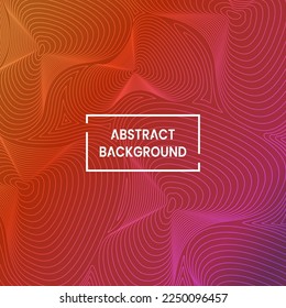dark orange, pink and purple abstract background design with topographic line texture. colorful and modern concept. used for backdrop, wallpaper, banner or flyer