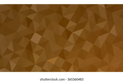 Dark orange polygonal illustration, which consist of triangles. Geometric background in Origami style with gradient. Triangular design for your business in vector.
