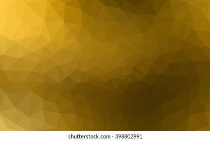Dark orange polygonal illustration, which consist of triangles. Geometric background in Origami style with gradient. Triangular design for your business.
