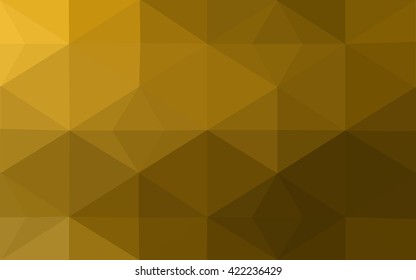 Dark orange polygonal illustration, which consist of triangles. Geometric background in Origami style with gradient. Triangular design for your business.