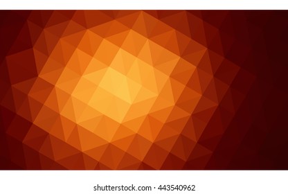 Dark orange polygonal illustration, which consist of triangles. Geometric background in Origami style with gradient. Triangular design for your business. Dark orange polygonal illustration, which consist of triangles. Geometric background in Origami style with gradient. Triangular design for your business.
