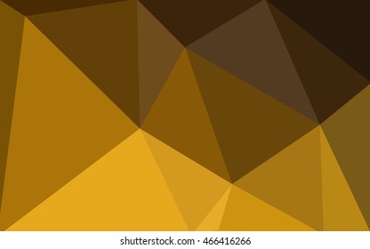 Dark orange polygonal illustration, which consist of triangles. Geometric background in Origami style with gradient. Triangular design for your business.