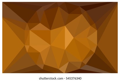 Dark Orange polygonal illustration, which consist of triangles. Triangular design for your business. Creative geometric background in Origami style with gradient