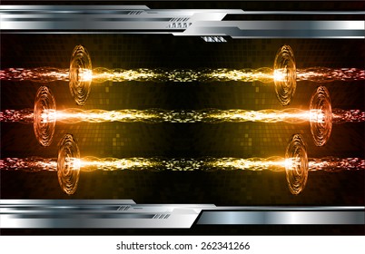 Dark orange red color Light Abstract Technology background for computer graphic website internet. pixel. Tables, mosaic. silver circuit