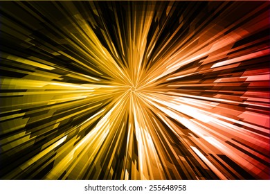 Dark orange red Light Abstract Technology background for computer graphic website internet and business.