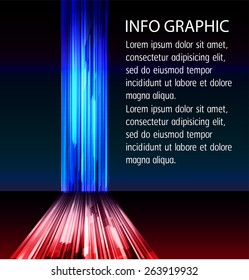 Dark orange red Light Abstract Technology background for computer graphic website internet business. circuit. text box. Brochure. card. wave. banner. label