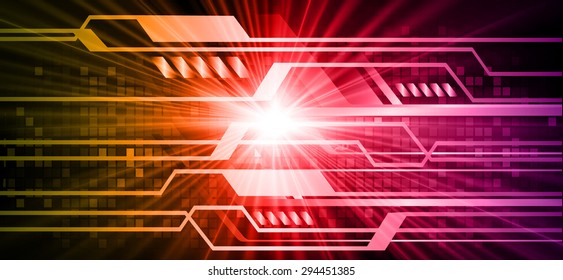 dark orange red purple color Light Abstract Technology background for computer graphic website internet and business. circuit. illustration. digital. infographics