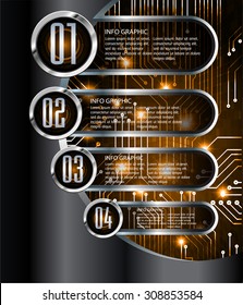 dark orange silver black Web Design Website Elements Template for graphic internet. text box. label. infographics. metal. card. pixel. Metals, alloys, steel, aluminum. button
