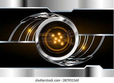 dark orange silver Light Abstract Technology background for computer graphic website internet and business. circuit. vector illustration. infographics. wave.Spark.Metals alloys steel aluminum