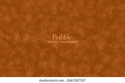 Círculos suaves brillantes de Bokeh de naranja oscuro sobre fondo borroso Abstractas