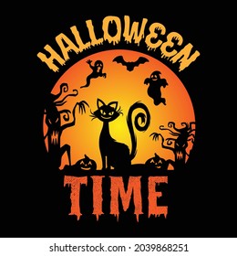 dark, orange, trick, spooky, poster, happy, treat, card, party, celebration, vector, october, black, night, pumpkin, scary, bat, banner, design, background, halloween, illustration, holiday