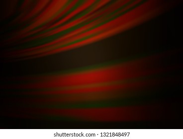 Dark Orange vector abstract background. Creative illustration in halftone style with gradient. Brand new style for your business design.