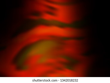 Dark Orange vector abstract background. Colorful illustration in blurry style with gradient. The template can be used for your brand book.