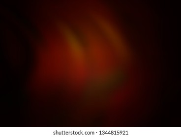 Dark Orange vector abstract background. Colorful illustration in abstract style with gradient. The blurred design can be used for your web site.