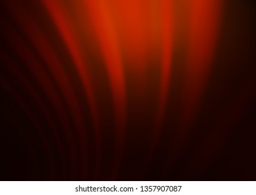 Dark Orange vector abstract background. A completely new color illustration in a bokeh style. A new texture for your design.