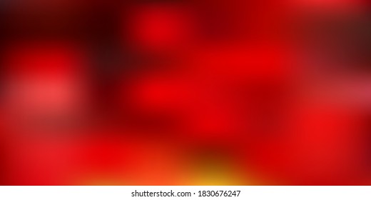Dark orange vector abstract blur template. Abstract colorful illustration in blur style with gradient. Best choice for your design.