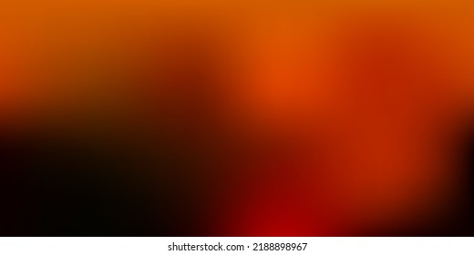 Dark Orange vector abstract blur drawing. Abstract colorful illustration with blur gradient. Background for web designers.