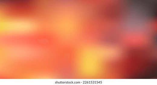 Diseño abstracto de borrosidad vectorial de color naranja oscuro. Ilustración de color abstracta en estilo borroso con gradiente. Fondo para teléfonos móviles.