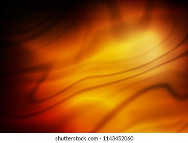 Dark Orange vector abstract blurred pattern. Colorful abstract illustration with gradient. Brand new style for your business design.