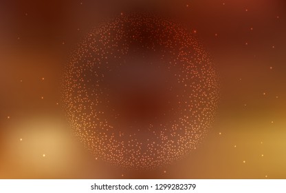 Dark Orange vector abstract blurred layout. Modern abstract illustration with gradient. Background for designs.