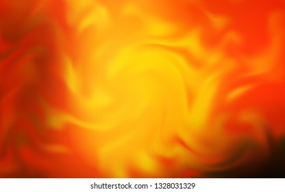 Dark Orange vector abstract blurred background. Shining colored illustration in smart style. Background for designs.